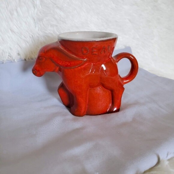 1976 Vintage Frankoma Democratic Political Mug - Picture 2 of 4